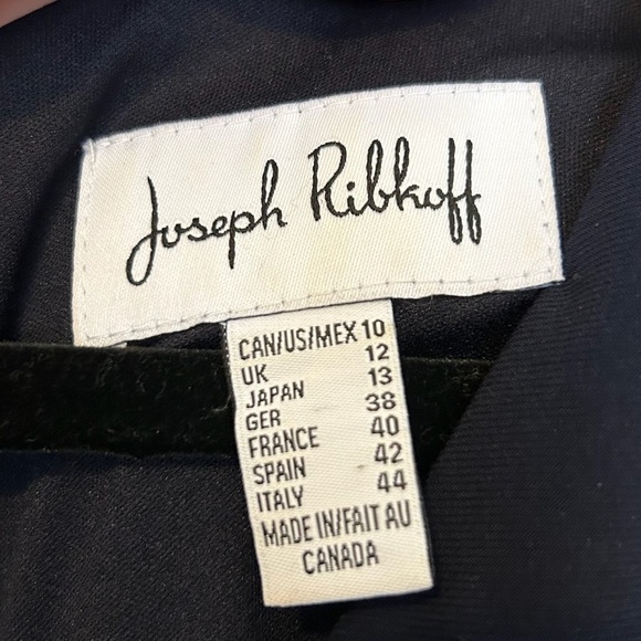 Joseph Ribkoff Navy Blue and White Sleeveless Dress Size 10 - Picture 2 of 5